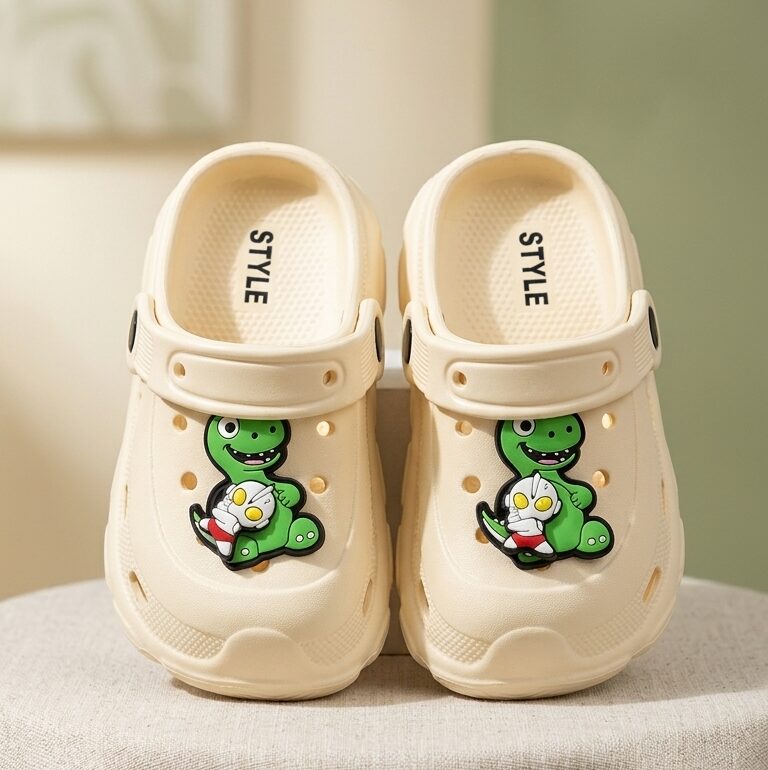 Kids' Dino & Ultraman Character Clog