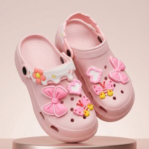 Sweet Butterfly Charm Clogs